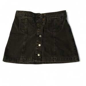 Topshop Black Mini Skirt